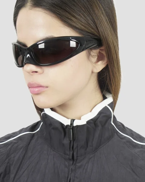 Skin Cat Sunglasses in Black — снимка 3