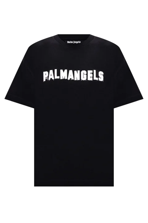 T-Shirt Palm Hills Regular PAMAA001JR018-1003 black-off white
