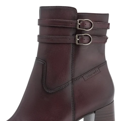 Дамски Боти На Ток TAMARIS – 1-25390-47-537 MERLOT — снимка 4