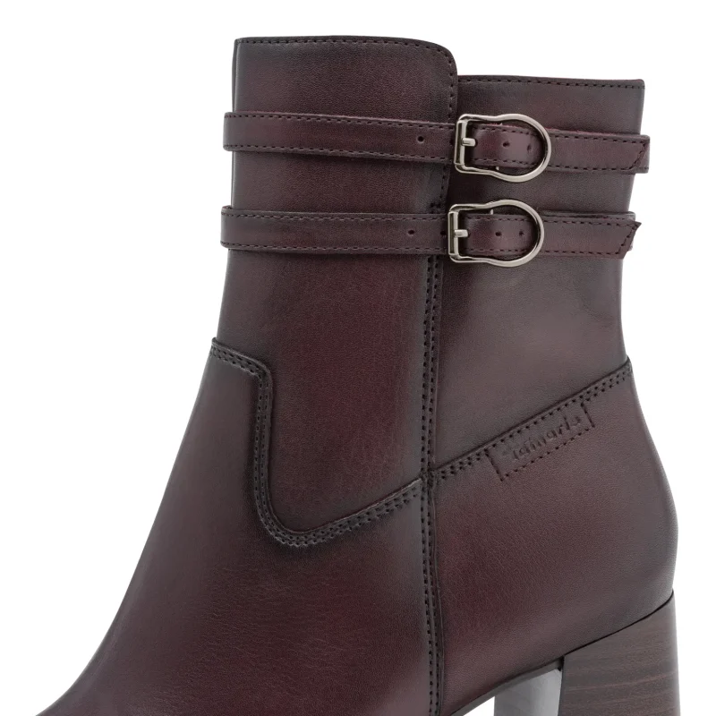 Дамски Боти На Ток TAMARIS – 1-25390-47-537 MERLOT — снимка 4