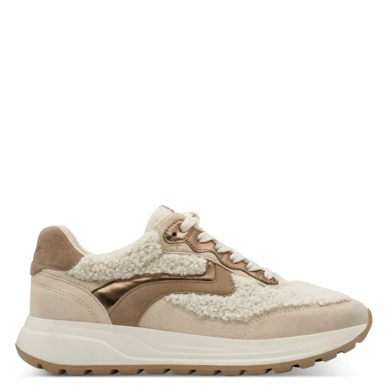 Дамски Сникърс TAMARIS – 1-23795-45-401 BEIGE SUEDE
