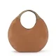 Дамска кафява чанта Full Moon Hobo Large BORBONESE — снимка 2