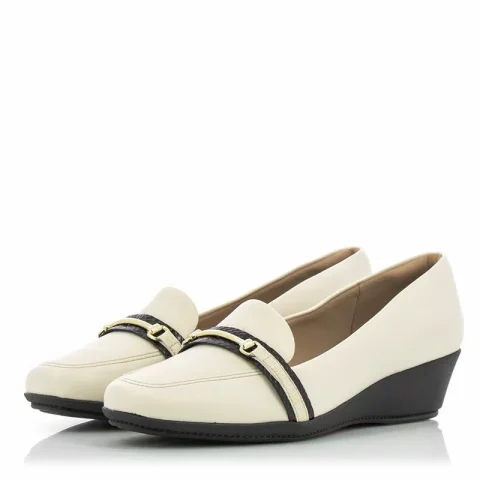 Дамски Обувки На Платформа PICCADILLY – 14318503 OFF WHITE — снимка 3