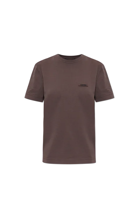 The Gros Grain Short-Sleeve T-Shirt in Brown