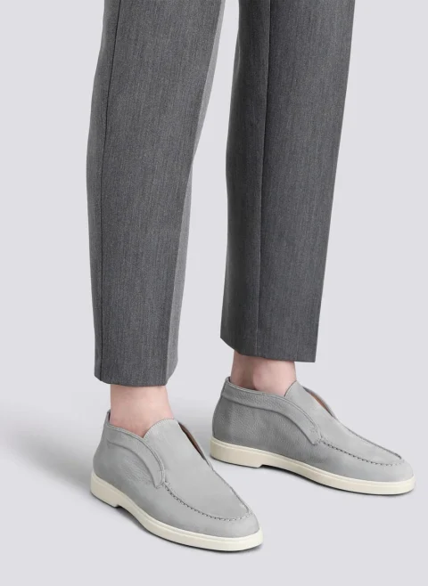 Кожени мокасини Santoni — снимка 6