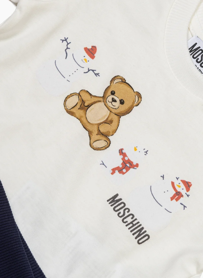 Спортен комплект с принт Moschino Kids — снимка 3