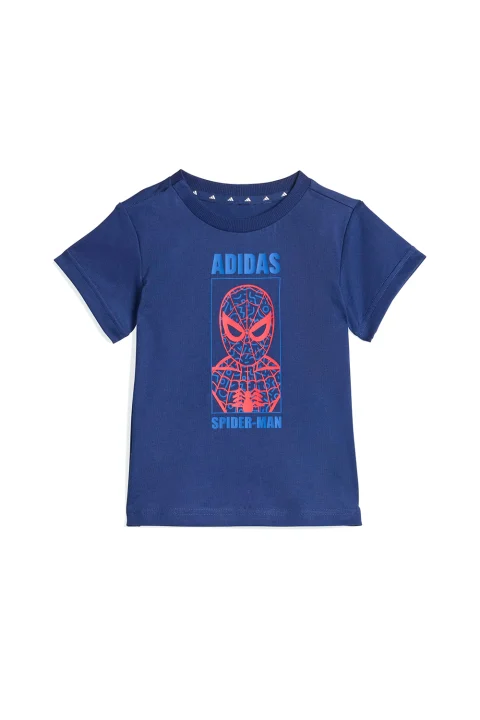 Детски Set I Mrvl Sm T Dkblue/Owhite JZ7676 blue — снимка 2