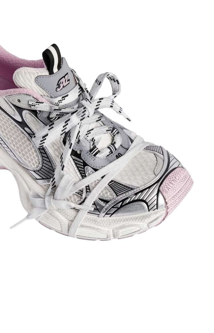 Women's 3xl Gel Clearsole Sneaker in White/pink/black — снимка 3