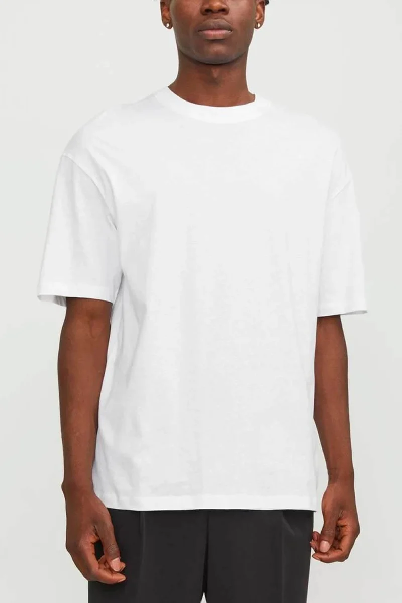 T-Shirt Jjebradley Tee Ss O-Neck 12249319 C-N100 white — снимка 2
