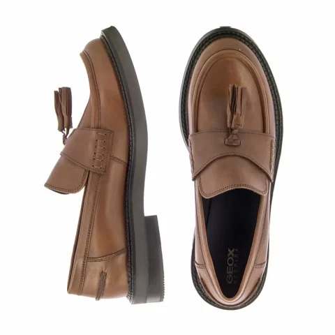 Дамски Лоуфър GEOX – D46WYH D SERILDA LIGHT BROWN — снимка 5