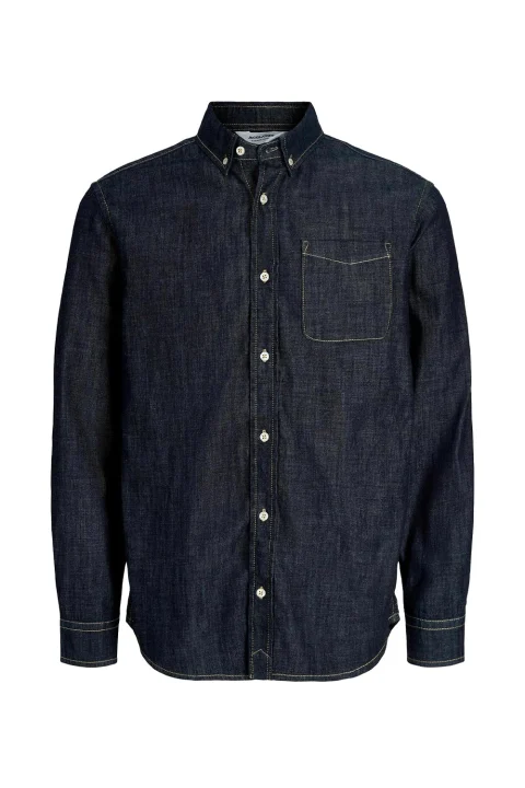 Риза Jjebrook Jjoxford Akm 990 12290084 BS000121 blue denim