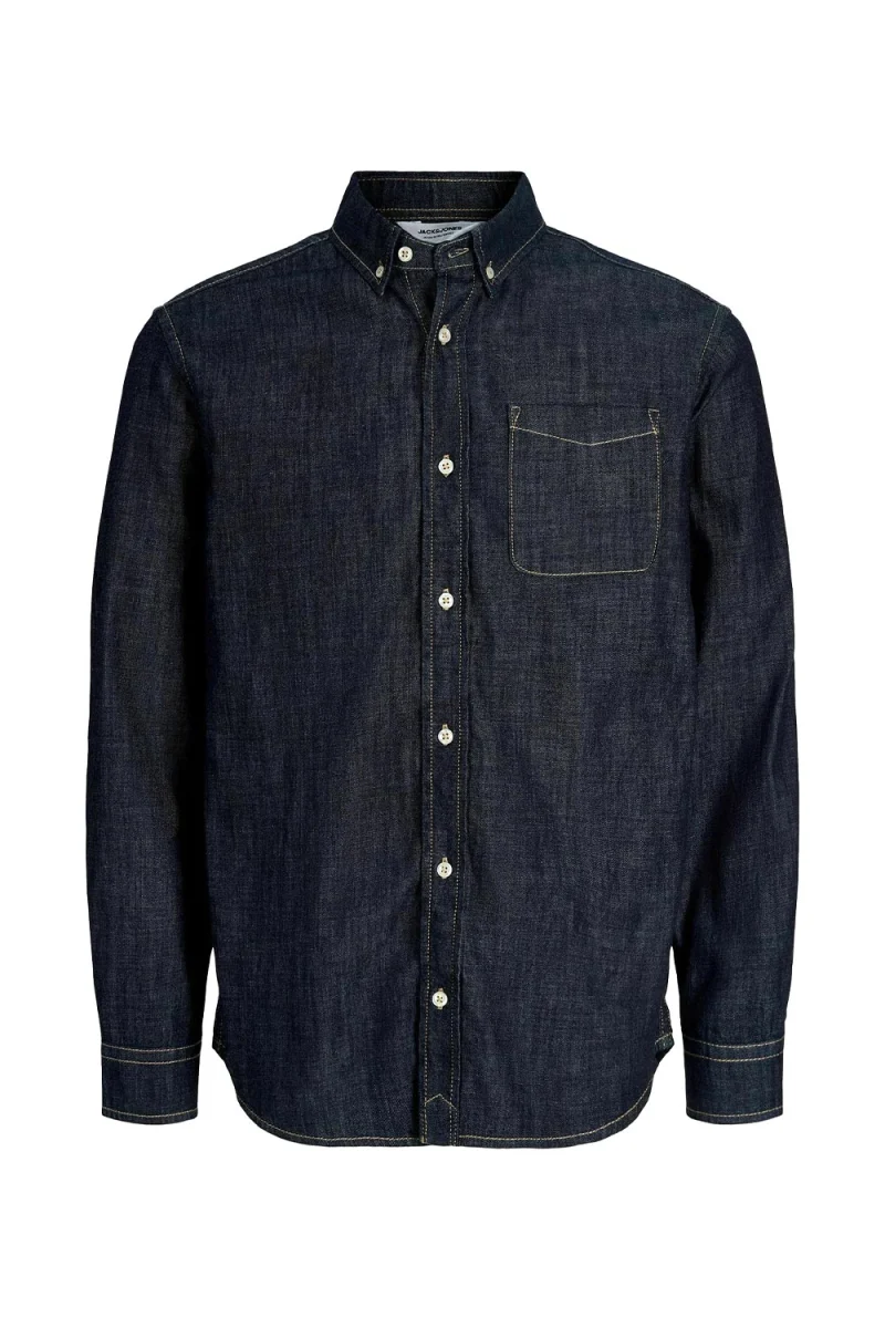 Риза Jjebrook Jjoxford Akm 990 12290084 BS000121 blue denim