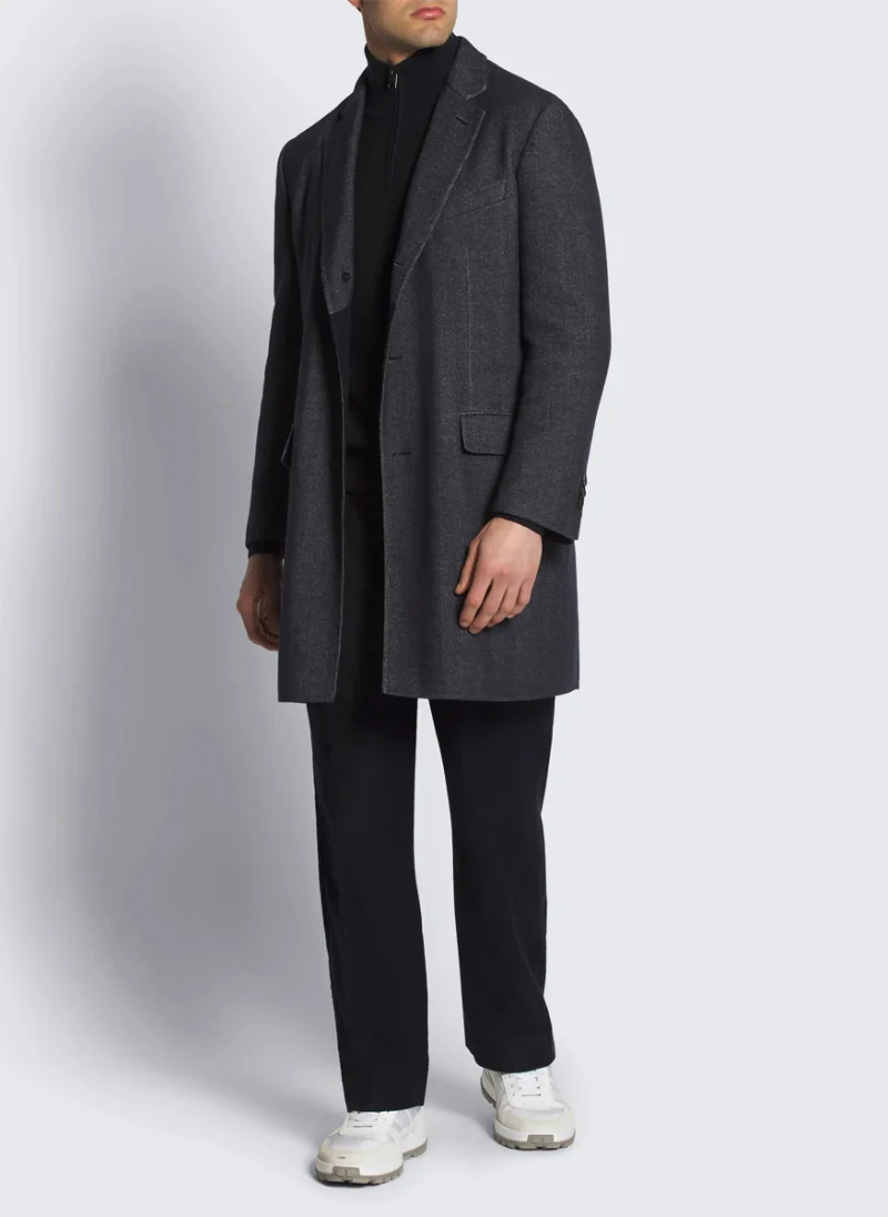 Палто от вълна 'Chesterfield' Brioni