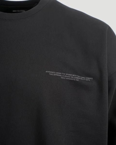 Logo Crew Sweatshirt in Black — снимка 5