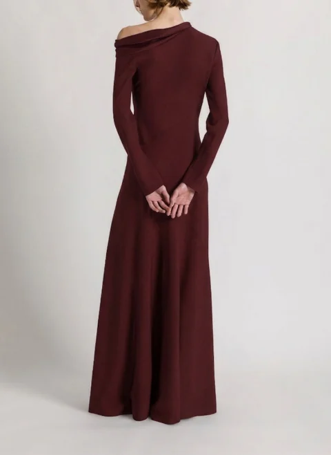 Дълга рокля с асиметричен мотив Alberta Ferretti — снимка 2