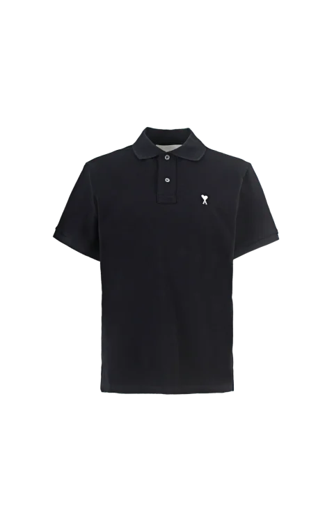 Ami de Coeur Polo Shirt in Black