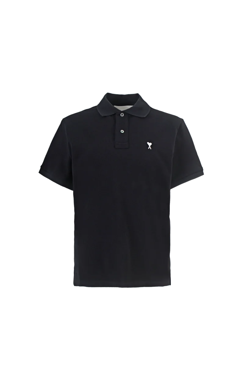 Ami de Coeur Polo Shirt in Black