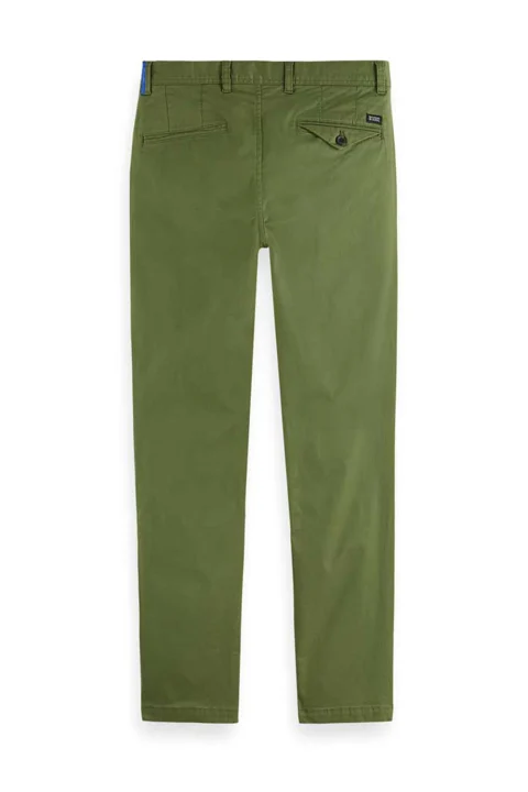 Панталон Essentials Mott Super Slim Fit Chino 175729 SC0115 army — снимка 2