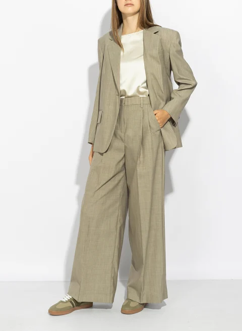 Панталон от фина вълна Weekend Max Mara Wkdovvio — снимка 13