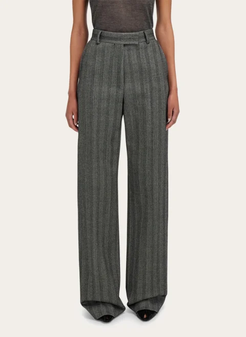 Панталон `Tailored in chevron` Ferragamo — снимка 2
