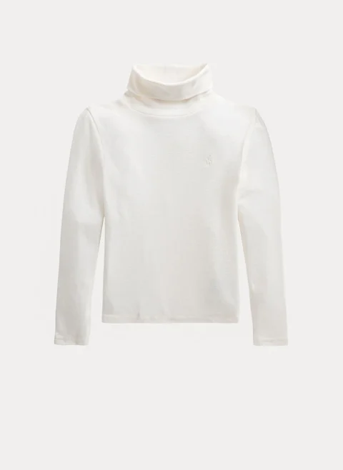 Блуза с бродерия Ralph Lauren Kids 2-6