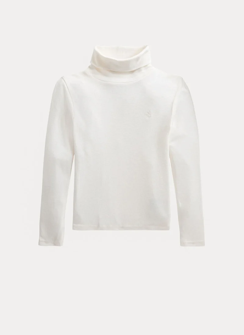 Блуза с бродерия Ralph Lauren Kids 2-6