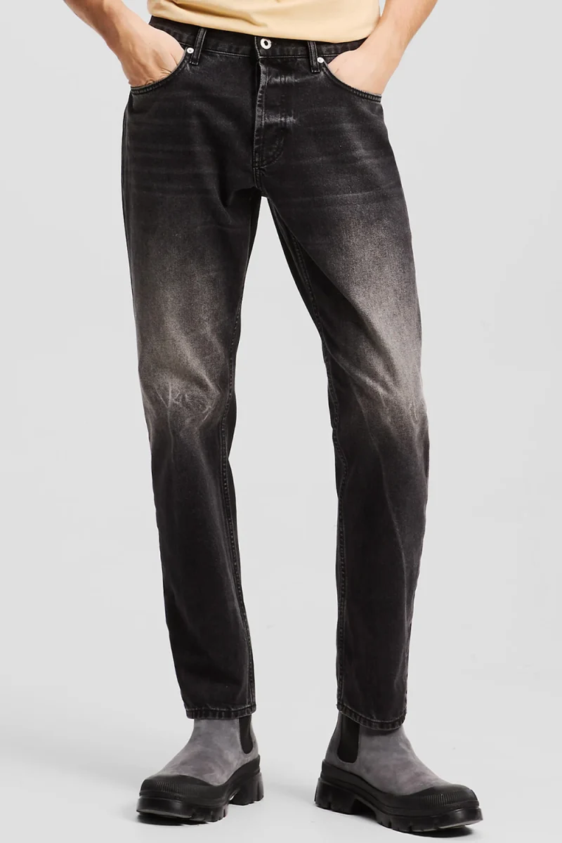 Jeans Klj Tapered Denim A3M10053 1cf washed black od black — снимка 2