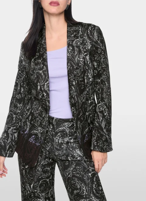 Сако с цялостен принт Marc Cain Collections — снимка 2