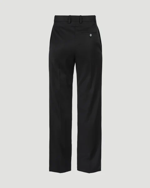Black Creased Trousers — снимка 2