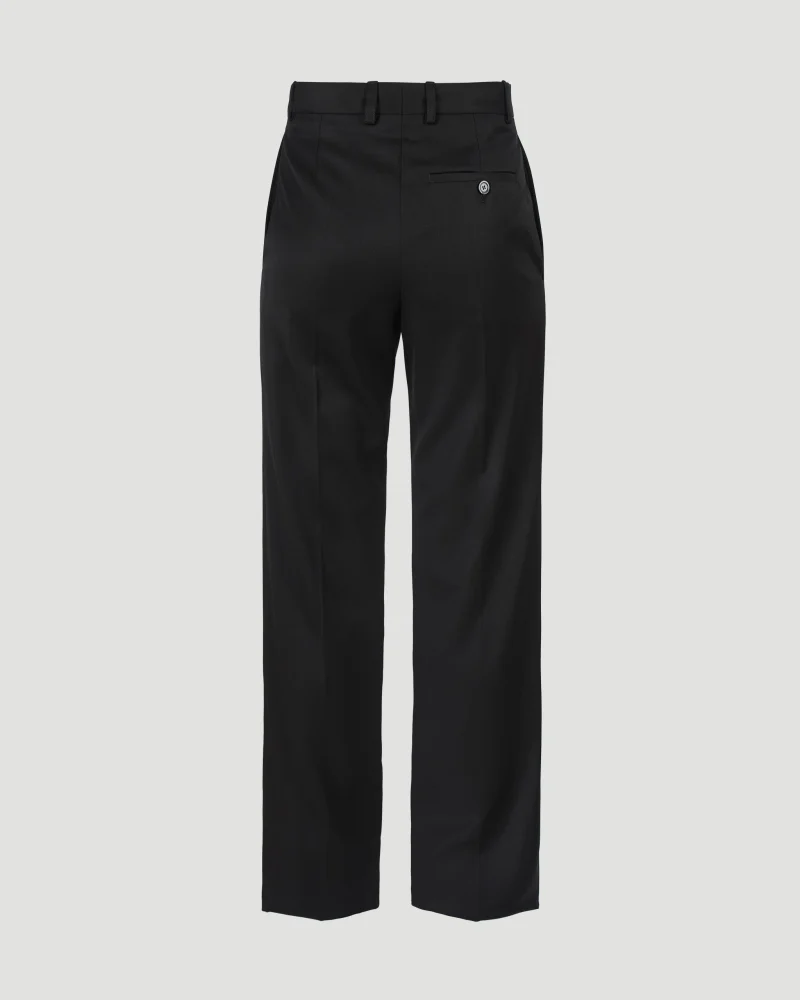 Black Creased Trousers — снимка 2