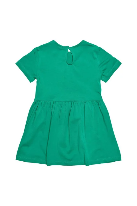 Детски Рокля Kmggaya S/S Fit Flared Dress Jrs 15258957 16-5924 tcx winter green — снимка 2