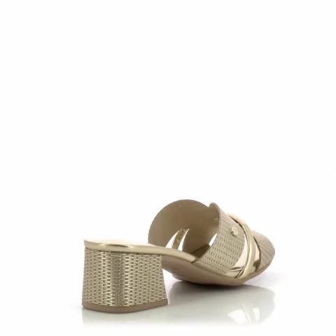 Чехли На Ток RAMARIM – 2430202 GOLD/GOLD — снимка 2