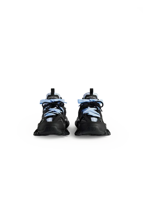 Track Shirt Sneaker in Black/Blue — снимка 3