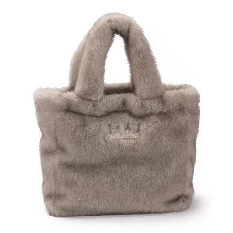 Дамска сива чанта Mini Vanity SAINT BARTH — снимка 6