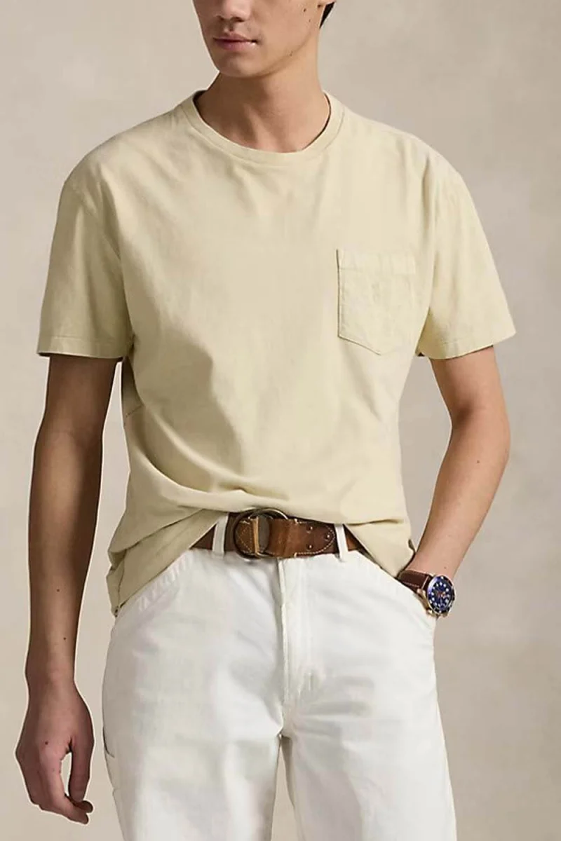T-Shirt Sscnpktcmsm1-Short Sleeve 710969628007 101 natural — снимка 2