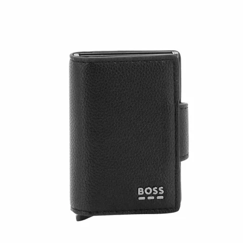 Портфейли BOSS – 50529549 JARETH SECRID BLACK — снимка 3