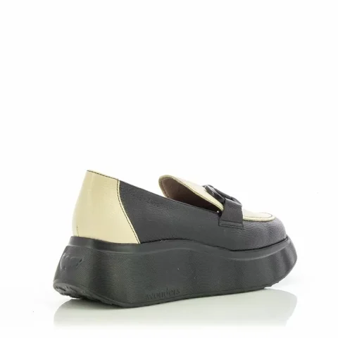Дамски Обувки На Платформа WONDERS – A-3604 MONTREAL WILD NEGRO/CREAM — снимка 2