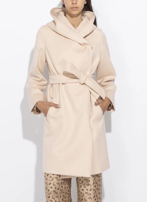 Палто от фина вълна 'Robe style' Max Mara Studio Mstnewmang — снимка 5