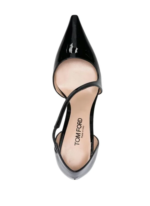 Обувки на ток с метален детайл Tom Ford — снимка 4