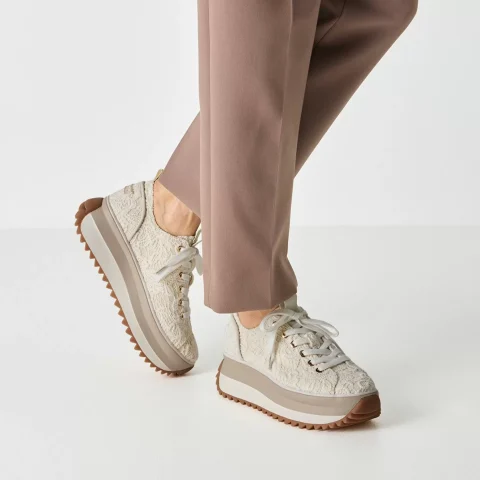 Дамски Гуменки TAMARIS – 1-23731-41-474 IVORY MACRAMEE — снимка 7