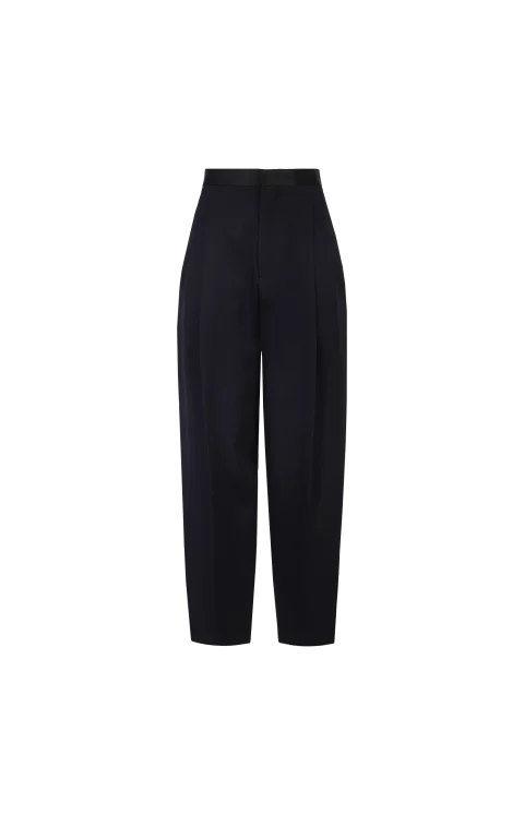 Wool Wide-Leg Pants