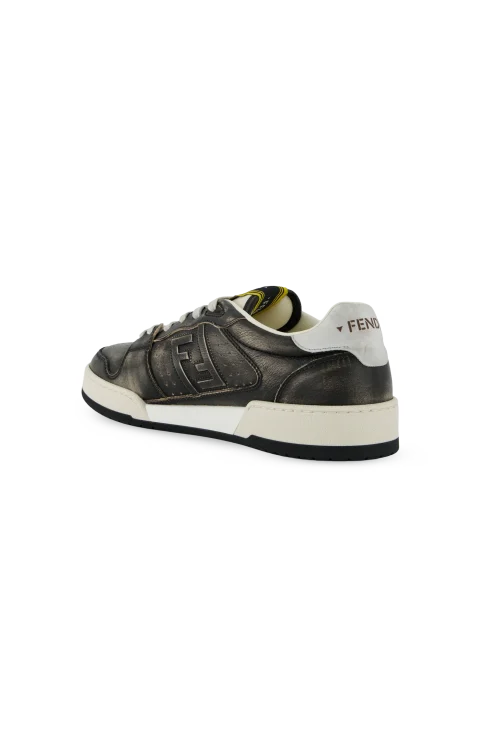 Fendi Match Low-Top Sneakers in Black — снимка 3