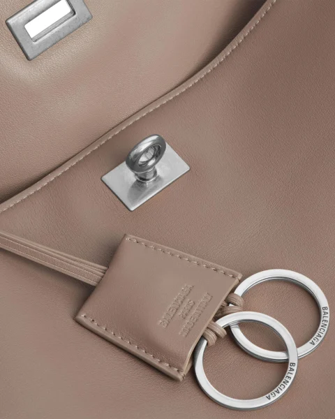 Rodeo Handbag Medium in Taupe — снимка 6