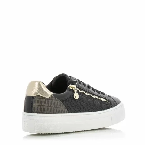 Дамски Сникърс TAMARIS – 1-23313-41-048 BLACK/GOLD — снимка 2