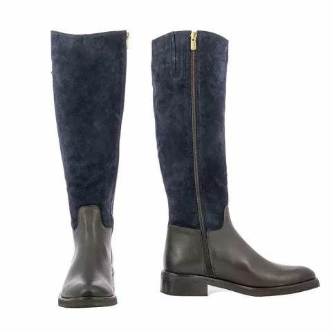 Офицерки CARLO FABIANI – E216-3664 NAVY/BROWN — снимка 5