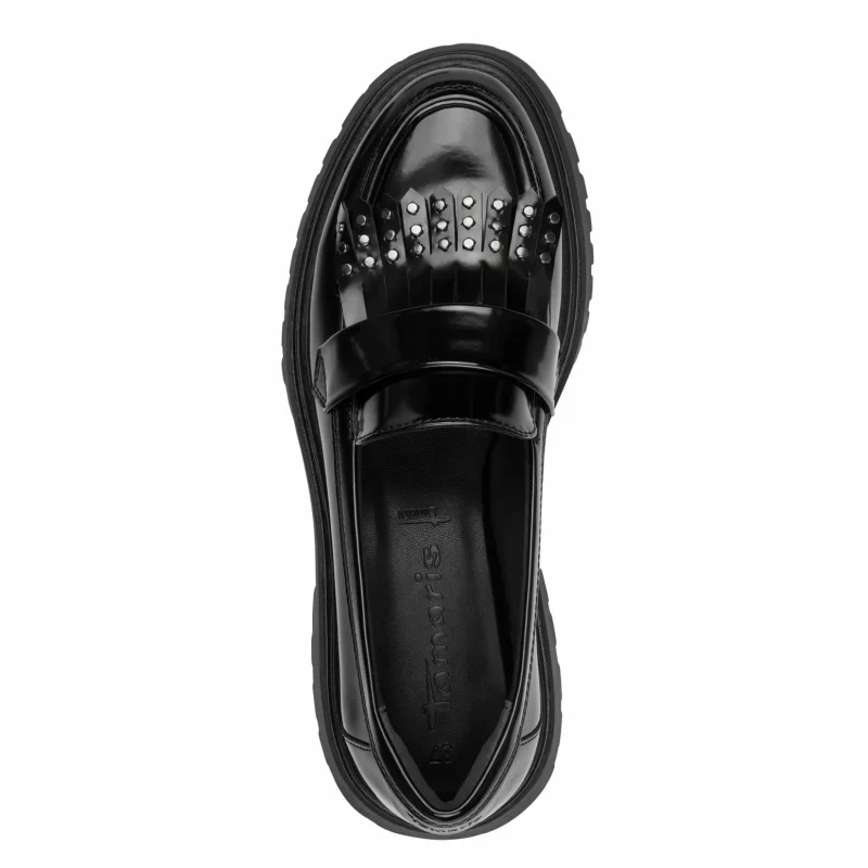 Дамски Лоуфър TAMARIS – 1-24764-45-001 BLACK — снимка 5