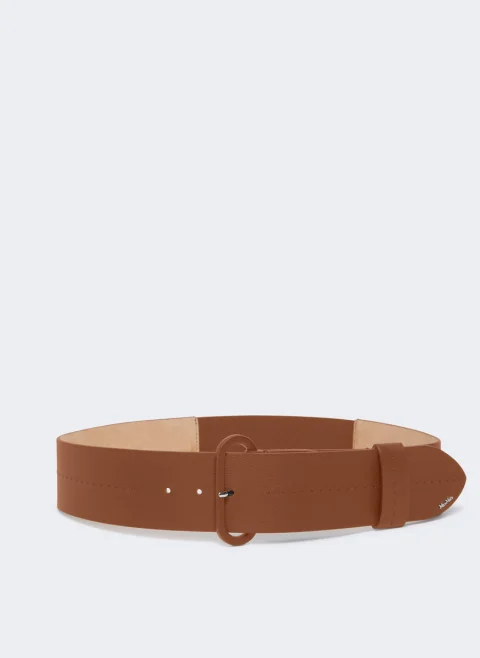 Кожен колан Max Mara Elasticoval60 — снимка 3