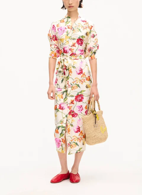 Копринена рокля-риза 'Wildflower' Kenzo