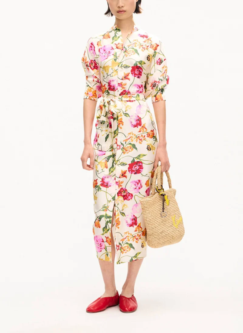 Копринена рокля-риза 'Wildflower' Kenzo