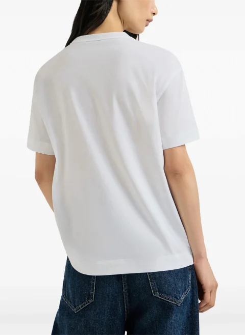 Тишърт с пайети Brunello Cucinelli — снимка 3